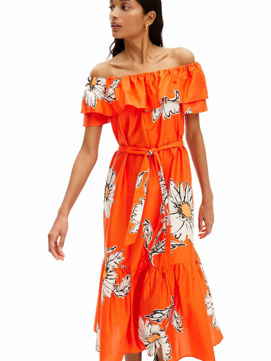 Summer Midi Dress Multicolour