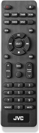 JVC Soundsystem 2 RD-E861B-DAB 10W mit CD Player und Bluetooth Gray