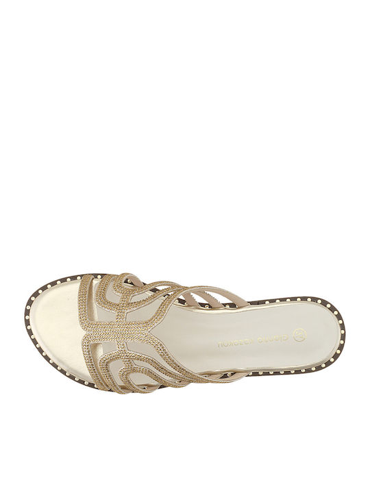 Nabere Women's Flat Sandals in Beige Color