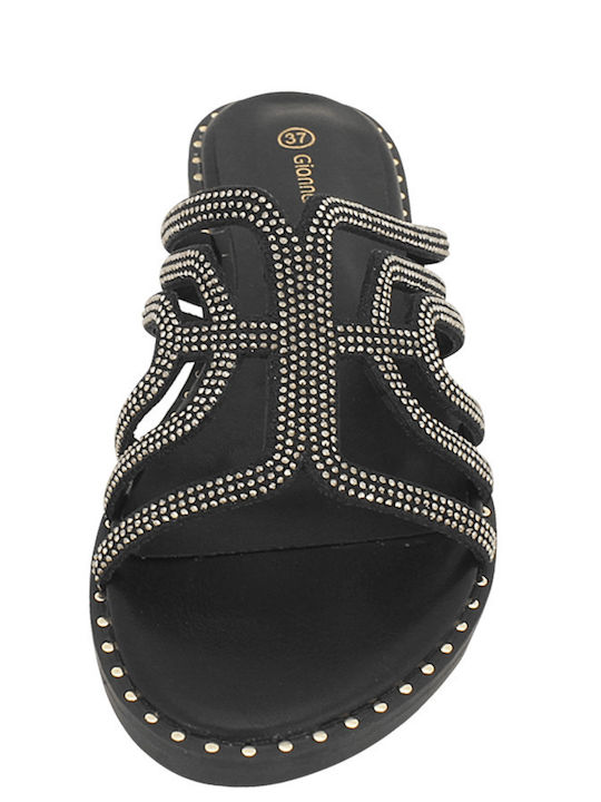 Nabere Women's Flat Sandals in Black Color