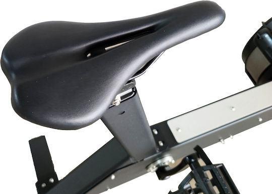 Luxury Fitness Upright Exercise Bike with Air Resistance and Wheels