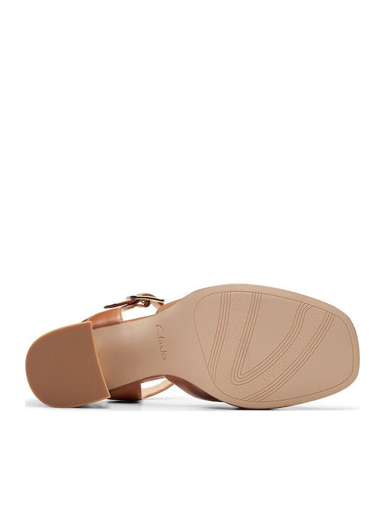 Ritzy75 Rae Din piele Sandale Tabac maro
