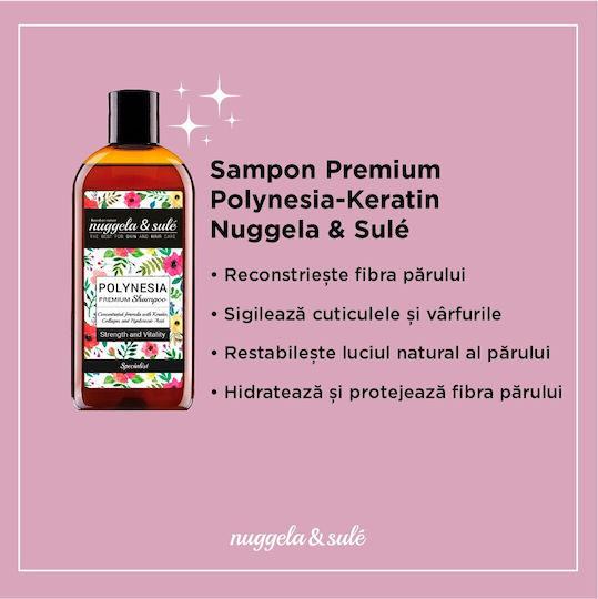 Nuggela & Sule Polinesia Sampon de Păr împotriva Căderii Părului pentru Toate Tipurile de Păr 250ml