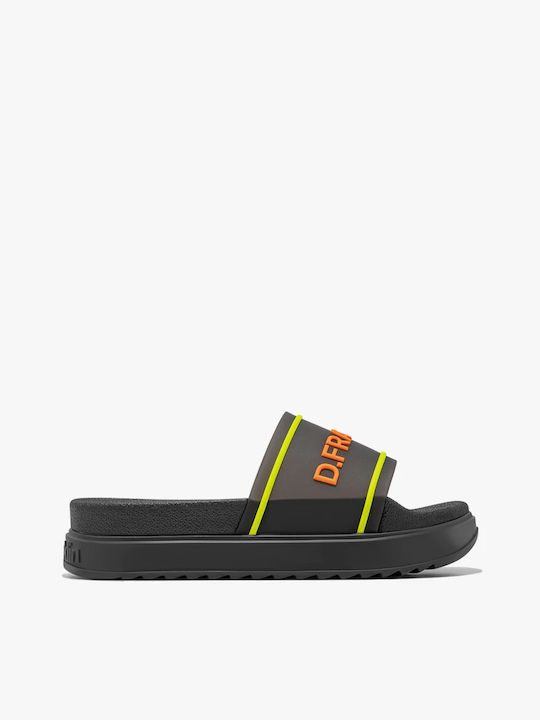 D.Franklin Women's Slides Black