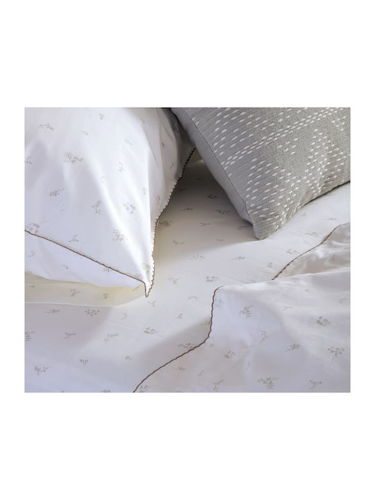 Nef-Nef Homeware Сет Чаршафи 240x270см. Perfection Бял 4бр
