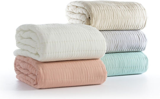 Nef-Nef Homeware Colorfull Coverlet Semi-double Microfiber English Rose 180x240cm