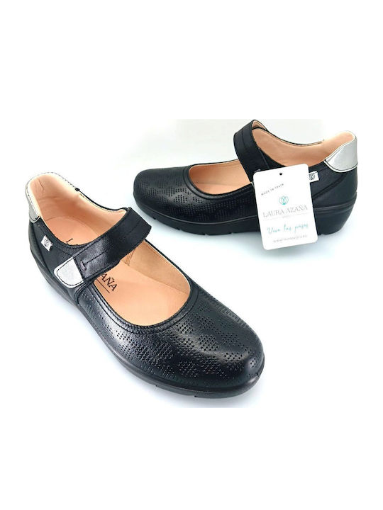 Anatomic Leather Ballerinas Black