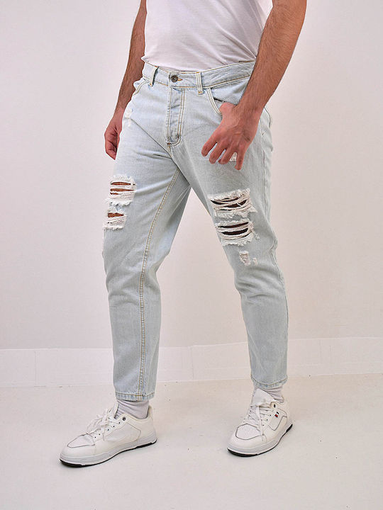 Beltipo Herren Jeanshose Hellblau