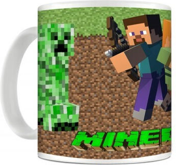 Minecraft Κούπα Κεραμική Πολύχρωμη 330ml 5947500000657