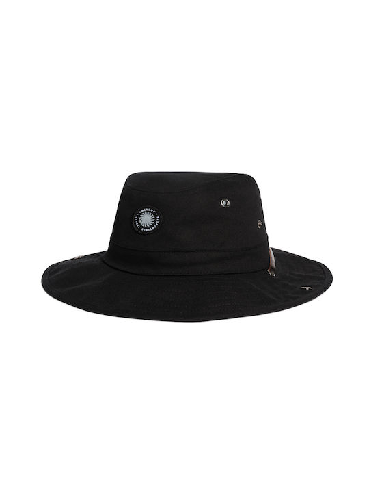 Emerson Fabric Men's Hat Safari Style Black