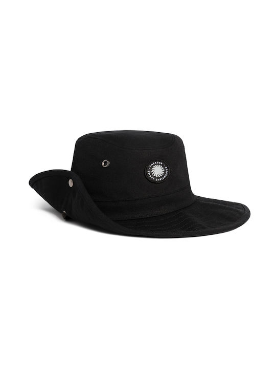 Emerson Fabric Men's Hat Safari Style Black