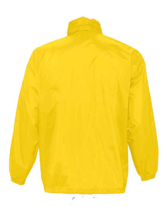 Sol's Men's Jacket Waterproof and Windproof Gold