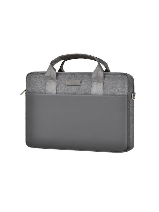 Wiwu Minimalist Pro Waterproof Shoulder / Handheld Bag for 14" Laptop Gray