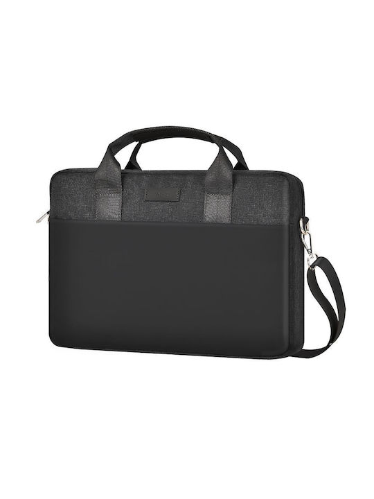 Wiwu Minimalist Pro Waterproof Shoulder / Handheld Bag for 14" Laptop Black