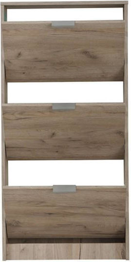 Holz Schuhschrank Base 13 58x18x119cm