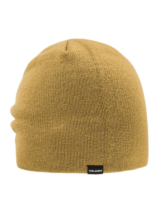 V.co Skull Beanie Ανδρικός Σκούφος Πλεκτός σε Χακί χρώμα