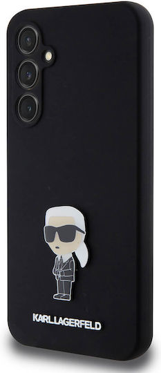 Karl Lagerfeld Ikonik Back Cover Silicone Black (Galaxy S23 FE)