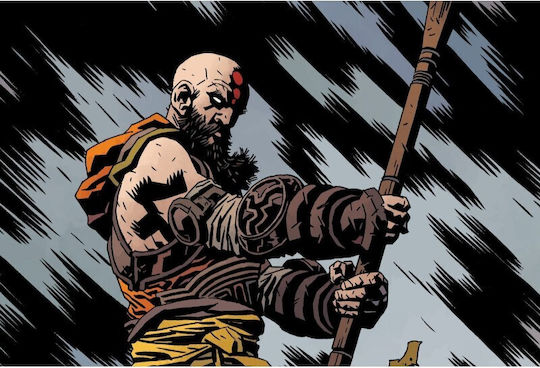 Kratos pe Pânză 80x50 cm