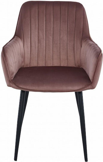 Chair Kitchen Solden 55x45.5x83.5cm Pink And Black
