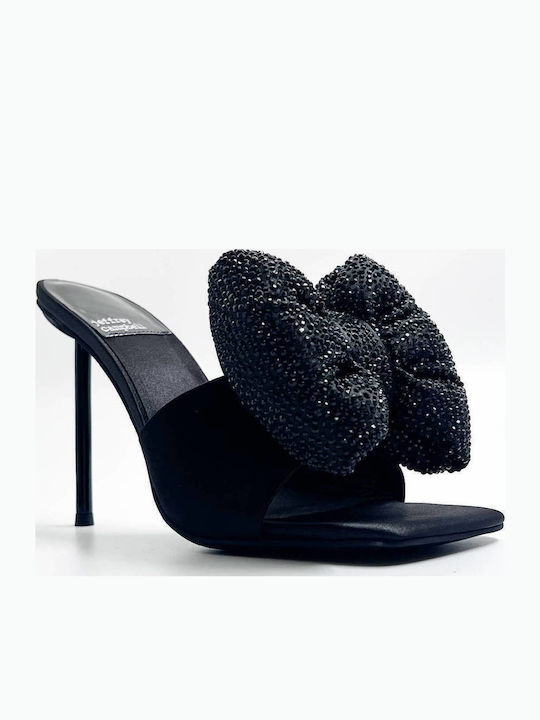Jeffrey Campbell Leather Mules Black 0101004060