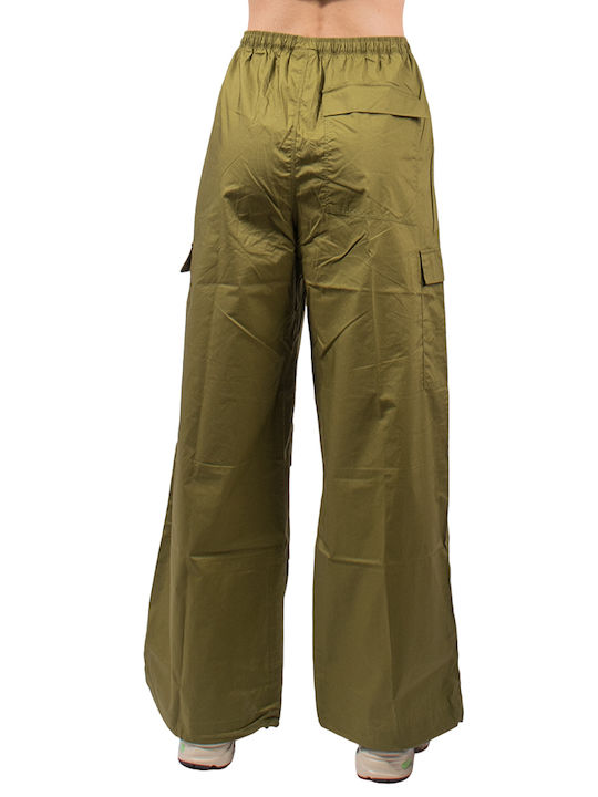 Champion Damen Baumwolle Hose Khaki