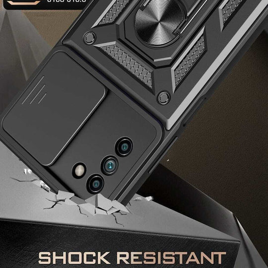 Techsuit Camshield Series Back Cover Πλαστικό / Σιλικόνης Μαύρο (Nokia G22)