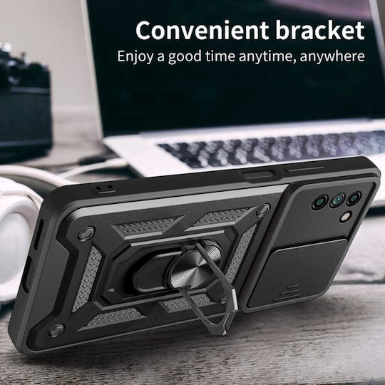 Techsuit Camshield Series Back Cover Πλαστικό / Σιλικόνης Μαύρο (Nokia G22)