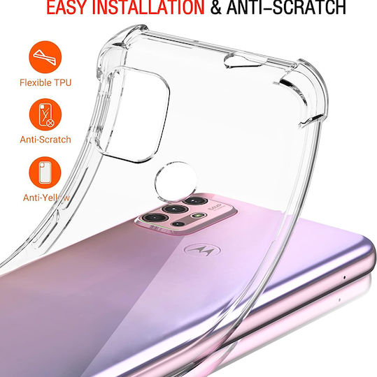 Techsuit Shockproof Clear Задна корица Силикон Прозрачен (Moto G10Nokia G20)