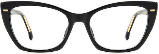 Carrera Plastic Eyeglass Frame Butterfly Black 3036 807