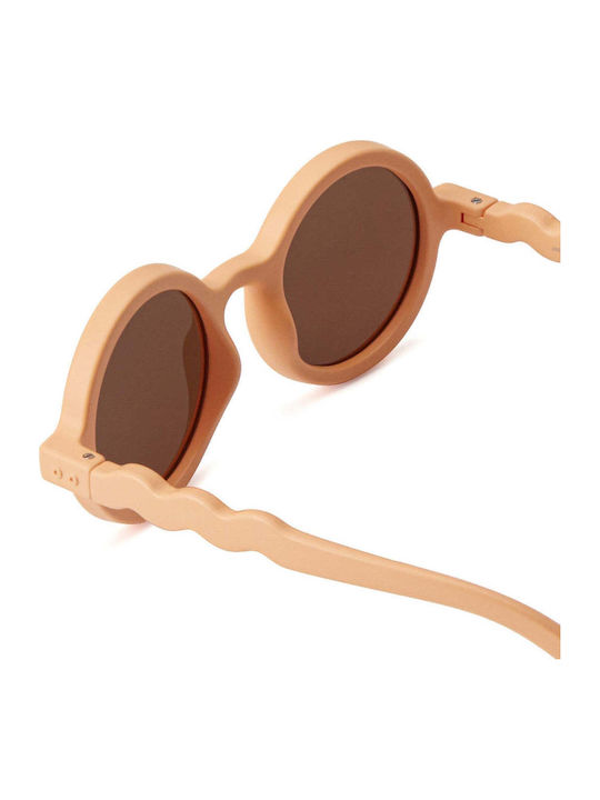 Olivio & Co Στρογγυλά Παιδικά Γυαλιά Ηλίου με Polarized Φακό Κίτρινα