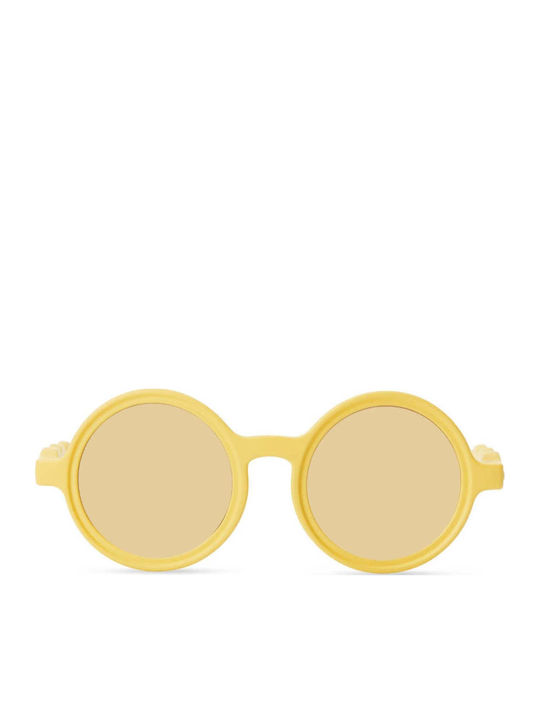 Olivio & Co Στρογγυλά Παιδικά Γυαλιά Ηλίου με Polarized Φακό Κίτρινα