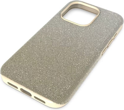 Swarovski High Back Cover Gold (iPhone 15 Pro)