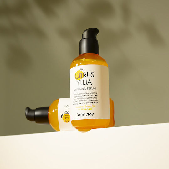Farm Stay Citrus Yuja Anti-aging Serum Face with Vitamin C & Niacinamide 100ml