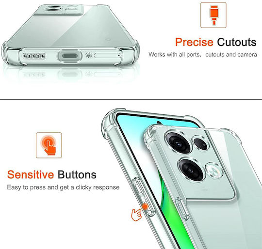 Techsuit Techsuit Back Cover Σιλικόνης Διάφανο (Oppo Reno8 Pro)