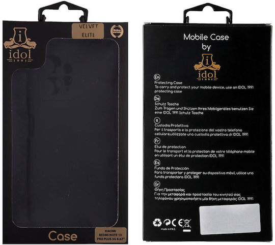 Idol 1991 Back Cover Σιλικόνης Αδιάβροχο Μαύρο (Redmi Note 13 Pro 5G / Poco X6)