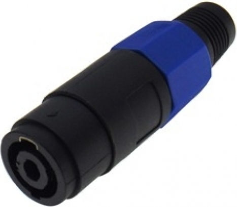 JKG Stecker Speakon weiblich 5Stück Blau (01.094.0009)