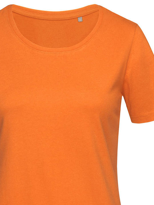 Stedman Women's Short Sleeve Promotional T-Shirt Orange