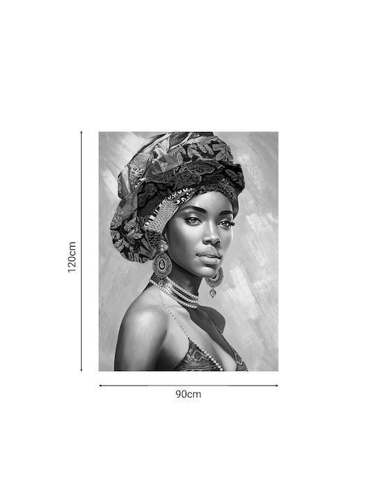 Inart Facy Πίνακας σε Καμβά 90x120cm