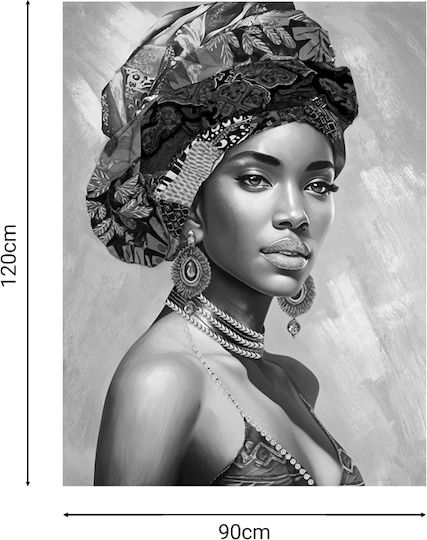 Inart Facy Painting on Canvas 90x120cm