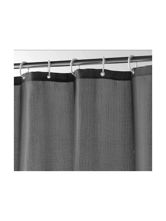 Kipper Shower Curtain 180x200cm D.Grey