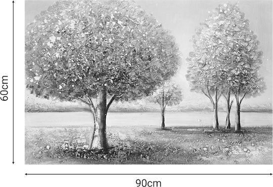 Inart Forest Gemälde auf Leinwand 90x60cm