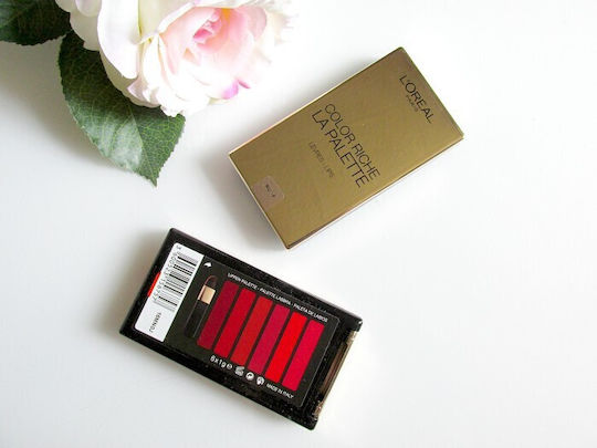 L'Oreal Paris Color Riche La Palette Палитра Червило Прозрачен Червено 6gr