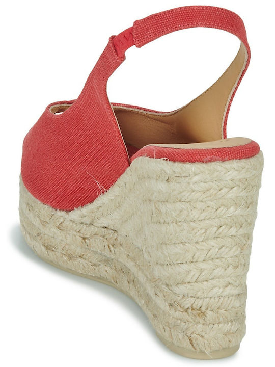 Barbara Platforme Dama În Tip Espadrile Roz
