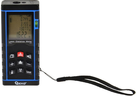 Geko Μέτρο Laser G03351 με Δυνατότητα Μέτρησης 60m
