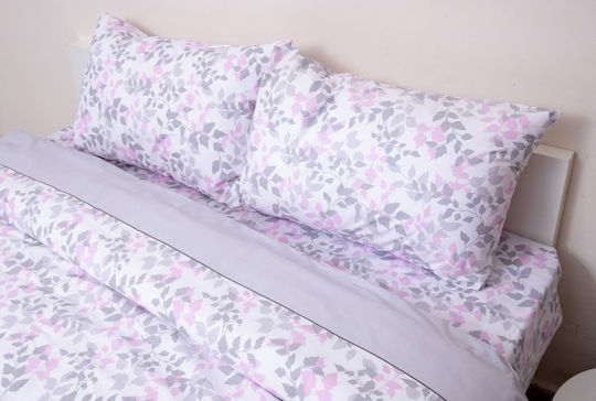 Anna Riska Sheet Sets Single 160x270cm. Premium 5008 Gray 3pcs