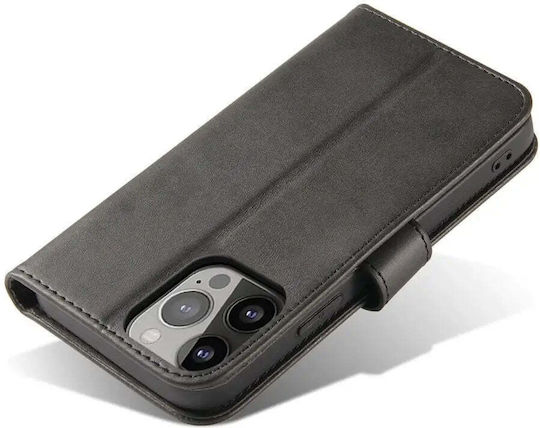 Hurtel Magnet Wallet Piele artificială Negru (Huawei Nova 12 Pro)