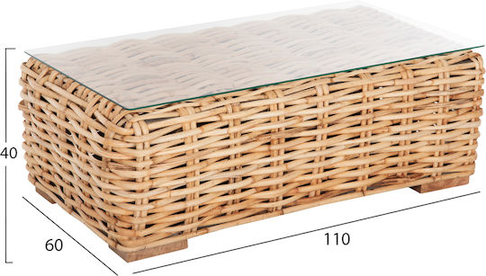 Τραπέζι Καθιστικού Tropel 110x60x40 Ξυλο mango Τραπέζι Καθιστικού Tropel 110x60x40 Ξυλο mango