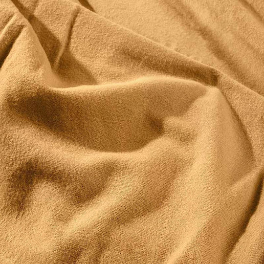Peiraiki Patraiki Cearșaf Single Flanel 170x280cm. Marigold