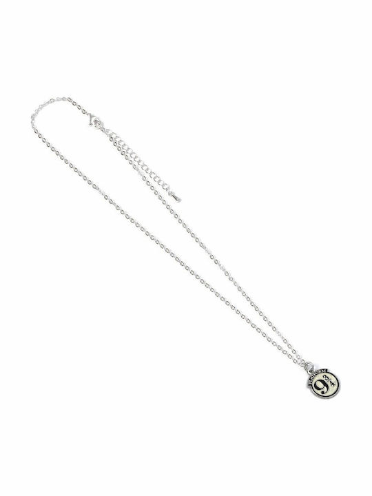 Harry Potter Platform 9 3/4 Pendant Pendant Chain Silver Plated Ewnx0011