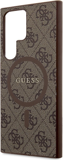 Guess Back Cover Δερματίνης / Δερμάτινο Καφέ (Galaxy S24 Ultra)